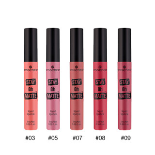 essence STAY 8h MATTE liquid lipstick - เอสเซนส์8อาวส์แมตต์ลิควิดลิปสติก