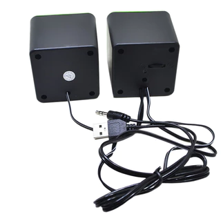 【HIFI】ลำโพงคอมพิวเตอร์ USB แบบมีสาย ลำโพงสเตอริโอ 9D สำหรับเล่นเกม เบส พร้อมระบบควบคุมระดับเสียง HiFi
