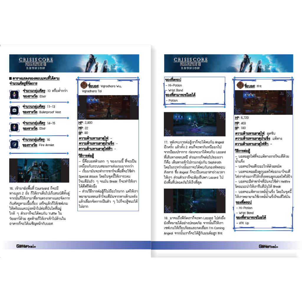 บทสรุปเกม CRISIS CORE: FINAL FANTASY VII: REUNION [GameFixs] [IS092]