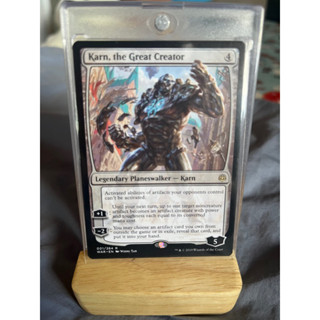 การ์ด MTG Karn, the Great Creator Magic the gathering EDH รุ่น War สภาพ Nm