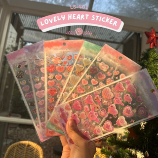 Lovely Heart Sticker ตัวนูน (9.5*20.5cm)