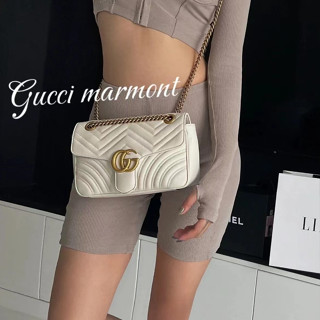 กุชชี่ Gucci Mamon 22/กระเป๋าผู้หญิง/กระเป๋าสะพายข้าง/จุดไทย/ส่ง24ชม