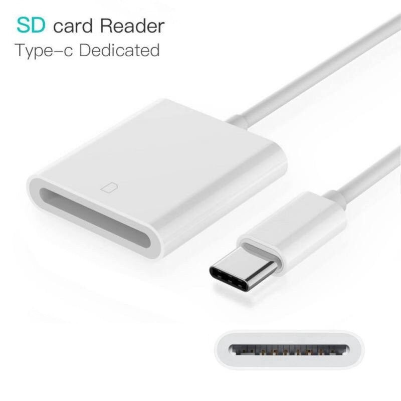 Type-C to SD Card Reader สายพ่วงโอนถ่ายข้อมูลรูปภาพ for Mac book Smartphone