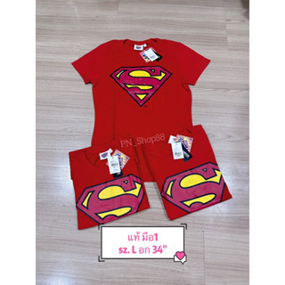 เสื้อยืด super girl แท้💯 มือ1 ไซซ์ L อก34"