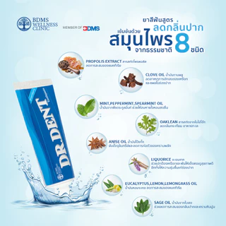 Dr.Dent ยาสีฟัน สูตรลดกลิ่นปาก ขนาด 70 กรัม ลมหายใจหอมสดชื่น โดยทันตแพทย์ BDMS Wellness Clinic
