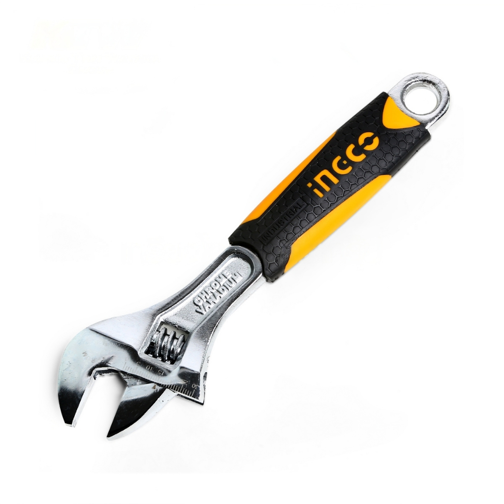 ประแจเลื่อน (Adjustable Wrench) ขนาด 6, 8, 10, 12 นิ้ว INGCO (อิงโก้) รุ่น HADW131 วัสดุทำจากเหล็กโค