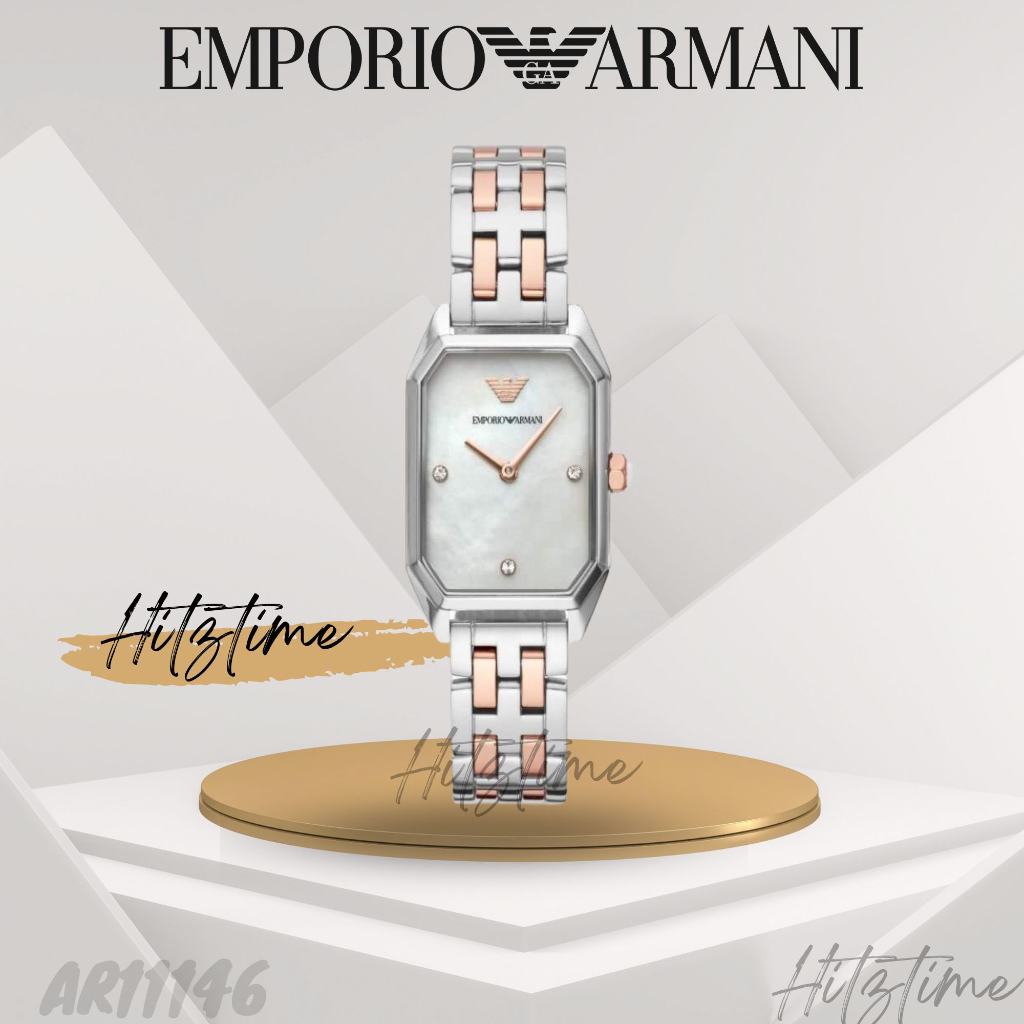 นาฬิกา Emporio Armani ข้อมือผู้หญิง รุ่น AR11146 นาฬิกาแบรนด์เนม สินค้าขายดี Watch Armani ของแท้ พร้อมส่ง