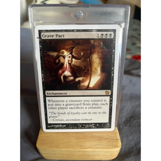 การ์ด MTG Grave Pact Black Magic the gathering EDH รุ่น 9th Edition สภาพ Ex-Nm