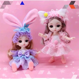 พวงกุญแจตุ๊กตาเด็กผู้หญิง มีสินค้าพร้อมส่ง ความสูง 16 ซม. bjd 16 cm