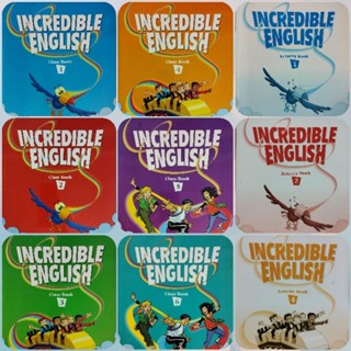 หนังสือแบบเรียน Incredible English class book&amp; Activities books