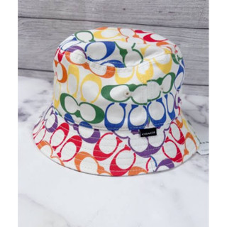 ✅พร้อมส่งในไทย!!!แท้💯จากอเมกา🇺🇸 Rainbow Signature Bucket Hat