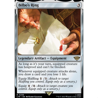 Bilbos Ring การ์ด Magic The Gathering ของแท้ จากชุด The Lord of the Rings: Tales of Middle-earth