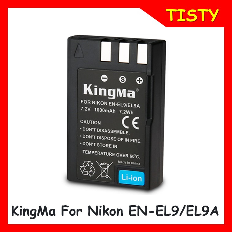 Kingma For Nikon EN-EL9 Battery (1000mAh) for Nikon D3000 D5000 Camera