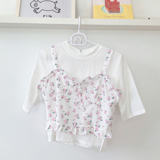 TWOHANDHII MINNIE FLORAL TOP