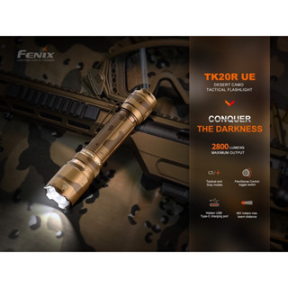 ไฟฉาย Fenix TK20R UE TACTICAL FLASHLIGHT : สินค้ารับประกัน 3 ปี