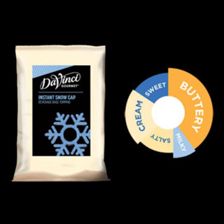 [บ้านกาแฟ] Davinci Gourmet Instant Snow Cap Beverage Base Powder ดาวินชี่ ผงสโนว์ 500g.