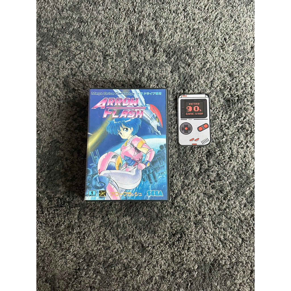 Sega Cartridge Megadrive 16 Bit  Arrow Flash Boxed / Japan