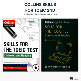 หนังสือข้อสอบโทอิค COLLINS SKILLS FOR THE TOEIC TEST LC+RC (2ND)