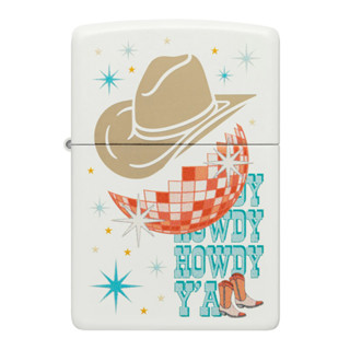 Zippo ไฟแช็กรุ่น CI418227  Howdy Cowboy ของแท้ รับประกันตลอดชีวิต นำเข้าและจำหน่ายโดยตัวแทนจำหน่าย