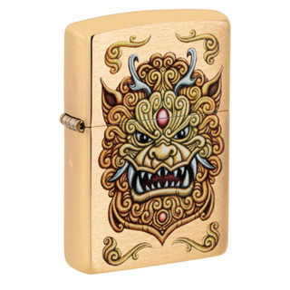 Zippo ไฟแช็กรุ่น CI418226  Foo Dog Design  ของแท้ รับประกันตลอดชีวิต นำเข้าและจำหน่ายโดยตัวแทนจำหน่าย