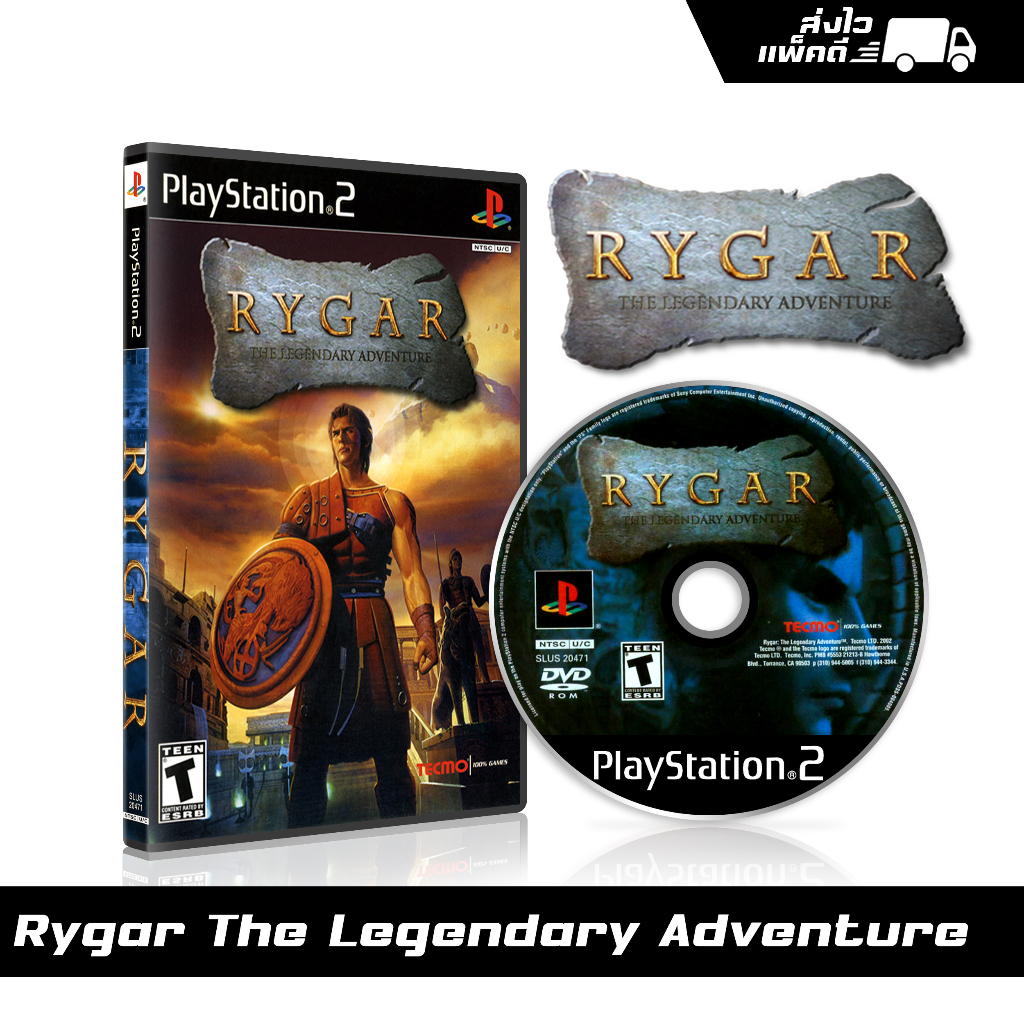 แผ่นเกม PS2 Rygar (english) สกรีนแผ่น พร้อมปกใส่กล่อง