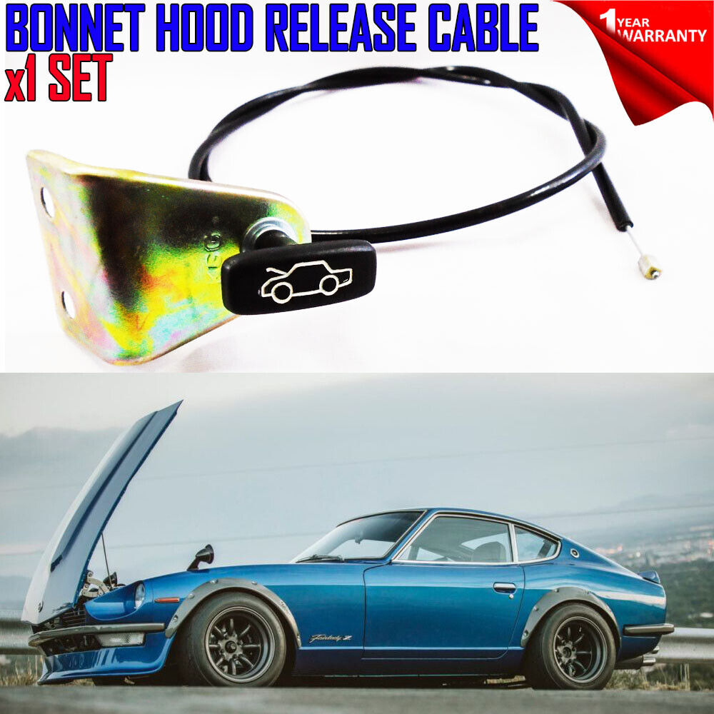 FOR NISSAN DATSUN FAIRLADY Z 240Z 260Z Z432 BONNET HOOD RELEASE CABLE 127cm/50"