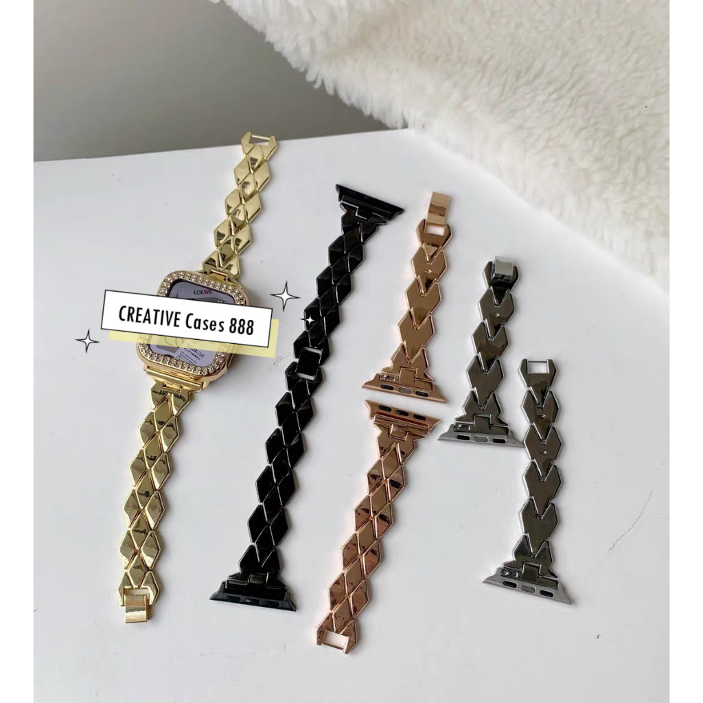 พร้อมส่ง สายเหล็ก Lenght ใช้งานได้กับ Smart Watch 8 7 6 5 4 3 2 1  Se Ultra และ รุ่น Ultra 8 Pro Hel