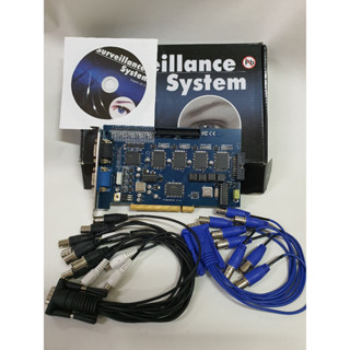 การ์ดบันทึกกล้องวงจรปิด เครื่องบันทึกภาพแบบการ์ดต่อคอมพิวเตอร์ Digital Card CCTV GV 800 Video 16 ch DVR Card with 120fps