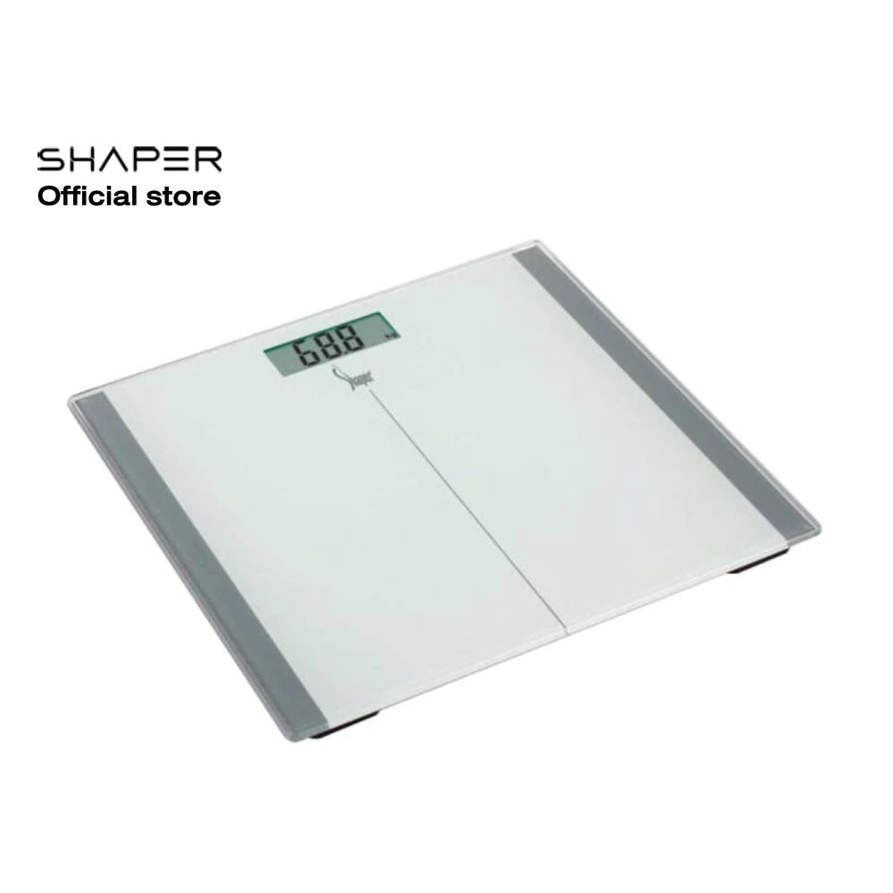 SHAPER เครื่องชั่งน้ำหนักบุคคลแบบดิจิทัล รุ่น HD-9380 สีขาว