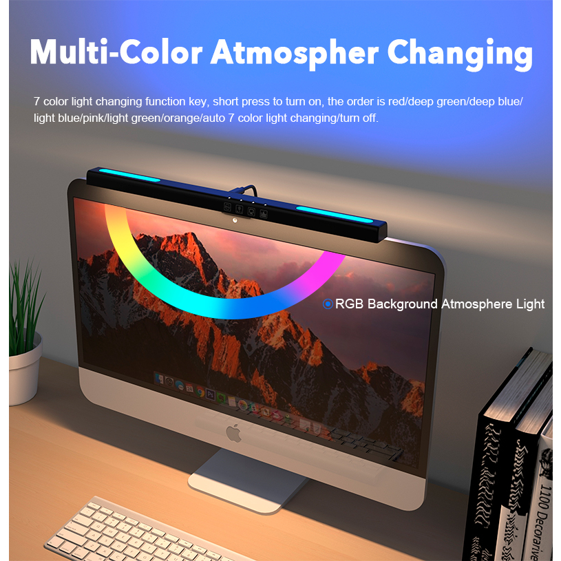BenQ ScreenBar Halo 2 Computer Monitor Light Bar ไฟ LED สำหรับจอคอมพิวเตอร์