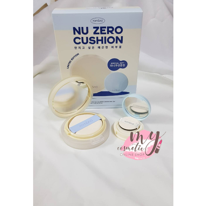 ( แท้ / พร้อมส่ง ) ROM&ND NU ZERO CUSHION + MINI CUSHION SPECIAL SET