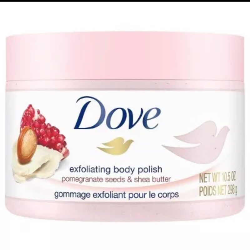 Dove Exfoliating Body Polish Body Scrub 298g