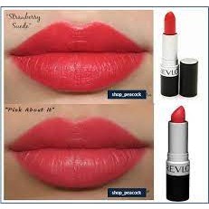 ลิปสติก Revlon สี 005 Strawberry Suede ส้มชมพูสวยมากกกกก ขับผิวสุด