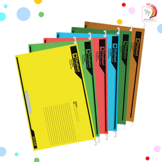 แฟ้มแขวน F4 ตราช้าง 905 925 และ 926 มี 8 สี หนา200 และ 230แกรม (50 เล่ม / 1 ลัง)