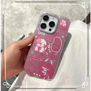 🔥สไตล์ใหม่🔥เคสไอโฟน iphone 11 14 Pro Max ins เปลือกกลิตเตอร์ ปกป้องเต็มที่ ป้องกันการตก iphone 12 13 Pro Case for iPhone