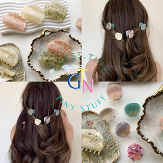 🐋 เพิ่มสีใหม่ ✨ กิ๊บหนีบผม จิ๋วขนาด 3 cm. และ 5 cm🪸🐚🫧🎡 GTN x Mini Seashell 🫧🪸 กิ๊บจิ๋ว