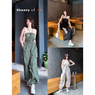 [ เก็บโค้ดลด 50% คืนนี้ 2 ทุ่ม ] ☀️𝒔𝒆𝒆𝒏 𝒔𝒕𝒚𝒍𝒆 - Cargo Jumpsuit จั๊มสูทรุ่นใหม่ ป้าย sheeny แท้