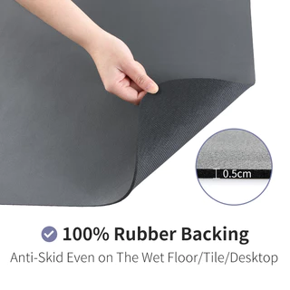 แผ่นรองจาน dry mat แผ่นเสื่อดูดซับน้ํา ที่้รองจาน กันลื่น กันกระเด็น แผ่นรองแก้ว ดูดซับน้ําได้ดี