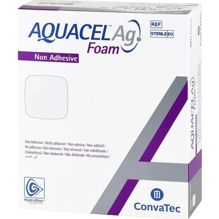 ถูกที่สุด !!! ConvaTec Aquacel Ag Foam Non-Adhesive ขนาด 20x20 cm พร้อมส่ง