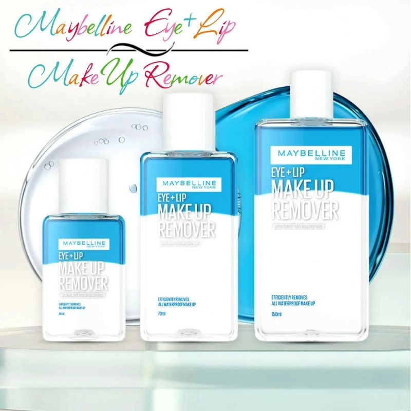 (พร้อมส่ง) MAYBELLINE NEW YORK EYE & LIP MAKE UP REMOVER