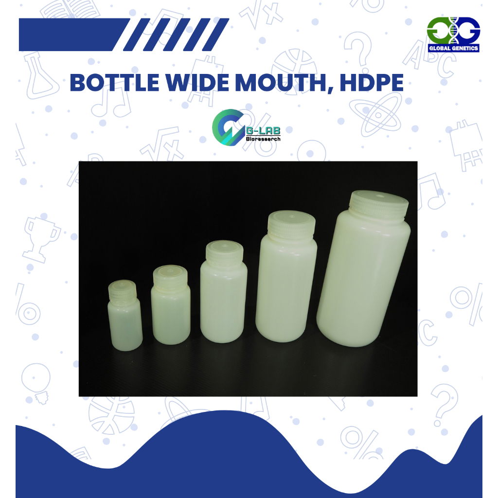 Bottle wide mouth HDPE (ขวดพลาสติกปากกว้าง)