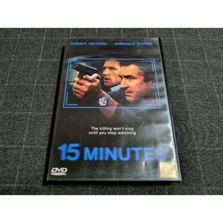 DVD ภาพยนตร์แอ็คชั่นระทึกขวัญอาชญากรรม "15 Minutes / คู่อำมหิต ฆ่าออกทีวี" (2001)