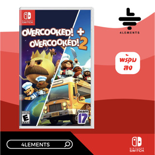 SWITCH OVERCOOKED! + OVERCOOKED!2 [USA] [มือ1][พร้อมส่ง]