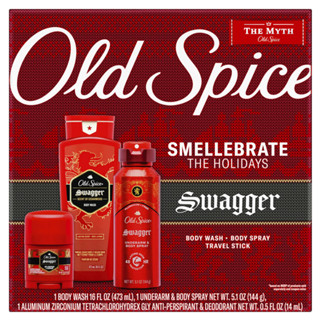 *ลด45.-ใส่โค้ด N2V2SQ* Old Spice Gift Set กลิ่น Swagger เซ็ทของขวัญ ดูแลตั้งแต่หัวจรดเท้า