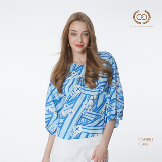 C&D Woman's blouse Faromatic collection เสื้อผู้หญิง คอกลม แ…