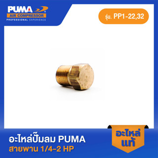 PUMA น็อตถ่ายน้ำมัน PUMA 1/4-2 HP 3 สูบ อะไหล่ปั๊มลมสายพาน รุ่น PP-1,PP-2,PP-2P,PP-21,PP-22,PP-32