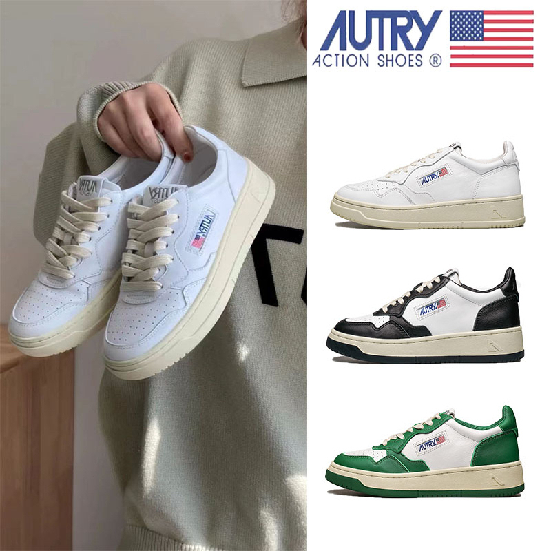 Autry Medalist Low Leather Sneakers White LL15/WB01/WB03 WB10/WB41/WB15/ shoes -preorderoppa