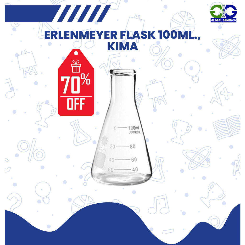 Erlenmeyer Flask 100ml.,,KIMA
