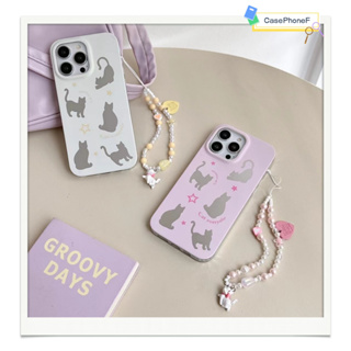 ✨ส่งของขวัญ✨เคส for iPhone 11 14 Pro Max Case for iPhone 12 13 ป้องกันการตก การป้องกัน พื้นผิวกระจก พร้อม การ์ตูน