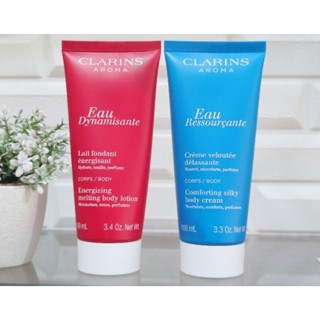 💚New ปี2023Body lotion หอมมาก+บำรุงผิวให้เรียบเนียน Clarins Eaudynamisent Body lotion100ml.